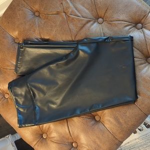 White Birch Faux Leather Leggings